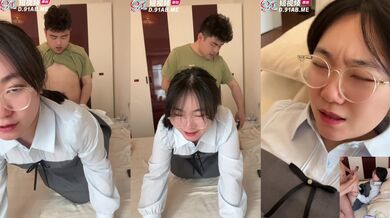 【超顶绿帽大神】茗茗 最近较火的91眼镜骚妹 承接山东大哥专属定制 寄来的阳具前后攻穴 狂艹脱变淫奴 口爆吞精呛喉 (5)